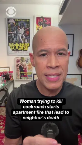 A woman in South Korea may be arrested after starting a massive fire while trying to kill a cockroach with an improvised flamethrower. The woman, who is in her 20s, told police she used a lighter and a flammable spray to try and kill the roach – and said it was not her first time doing so, according to local media and BBC News. @Vladimir Duthiers #southkorea 