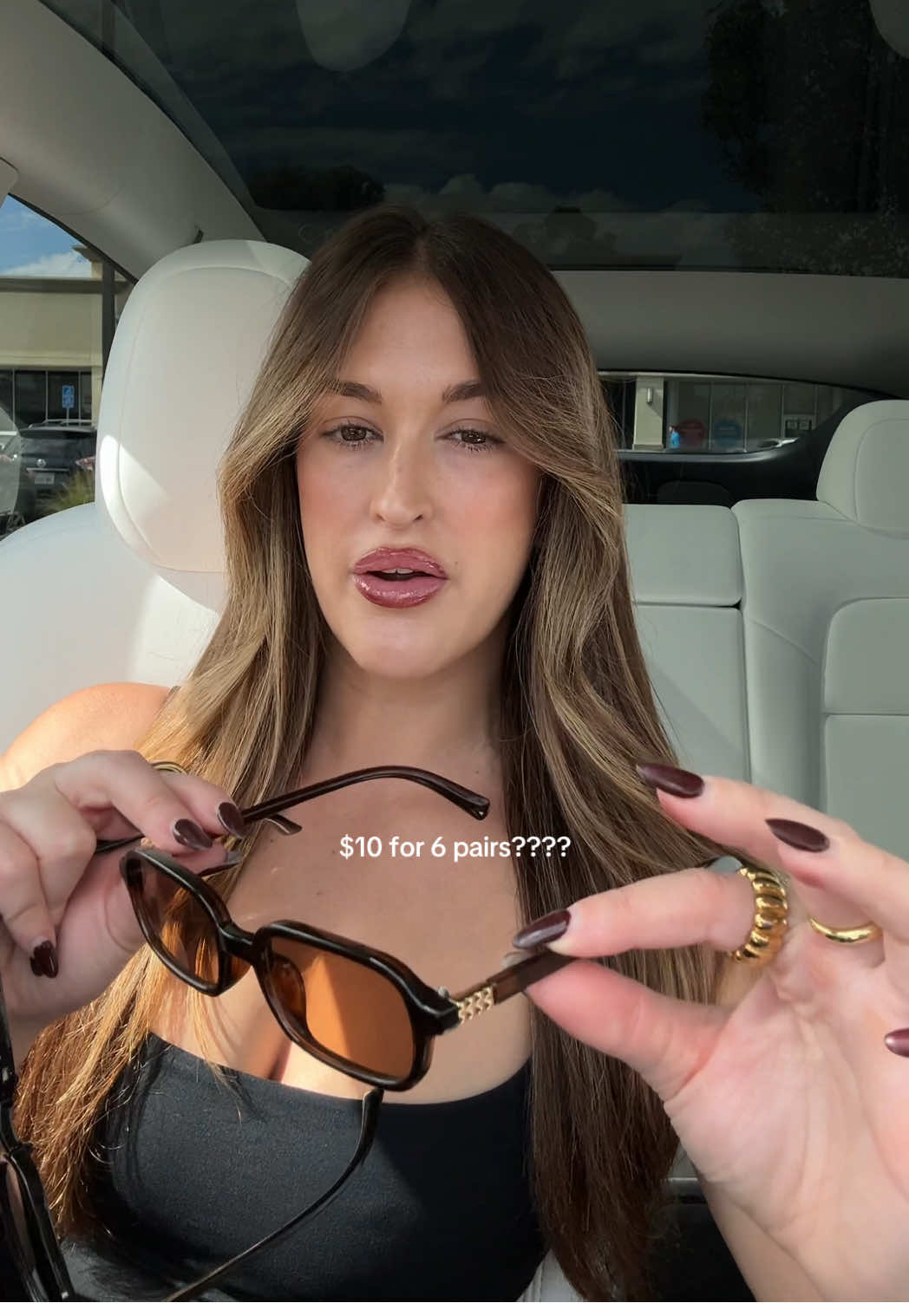 tagged the 6 pair pack bc it’s a better deal than the one I ordered & comes with the cutie cat eye ones too!!!! #sunglasses #sunnies 