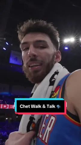 Chet recaps ring night 😂 #NBA #basketball #ChetHolmgren #Thunder 