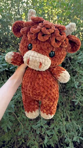 Thankful to share a piece of calm with you guys ☺️  I'm just waiting for yarn to restock and I will set the date for my next plushie drop! Hopefully it will be around the beginning of December. I can't wait to make a bunch of highland cows!  Pattern by me 🐮 #crochet #crochetersoftiktok #crochettiktok #amigurumi #highlandcow 