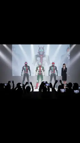 Kamen rider NEXT GENERATION Live action ! The very first appearance on the cast announcement stage, with the spotlight guiding the way to a new era! Get ready for the new epic saga! 🔥 #liveaction #kamenrider #仮面ライダー #fyp #ai 