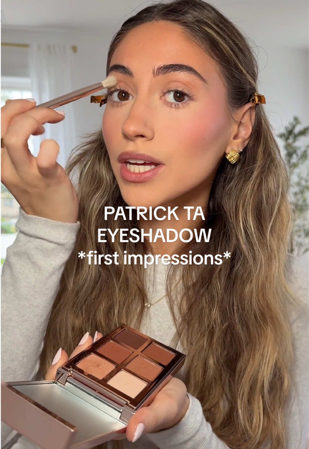 my first impressions on the new @Patrick Ta Beauty major dimensions eyeshadow palette ✨ i was using the Medium one!! #makeup #makeuptok #makeupreview #eyeshadow #eyeshadowtutorial 