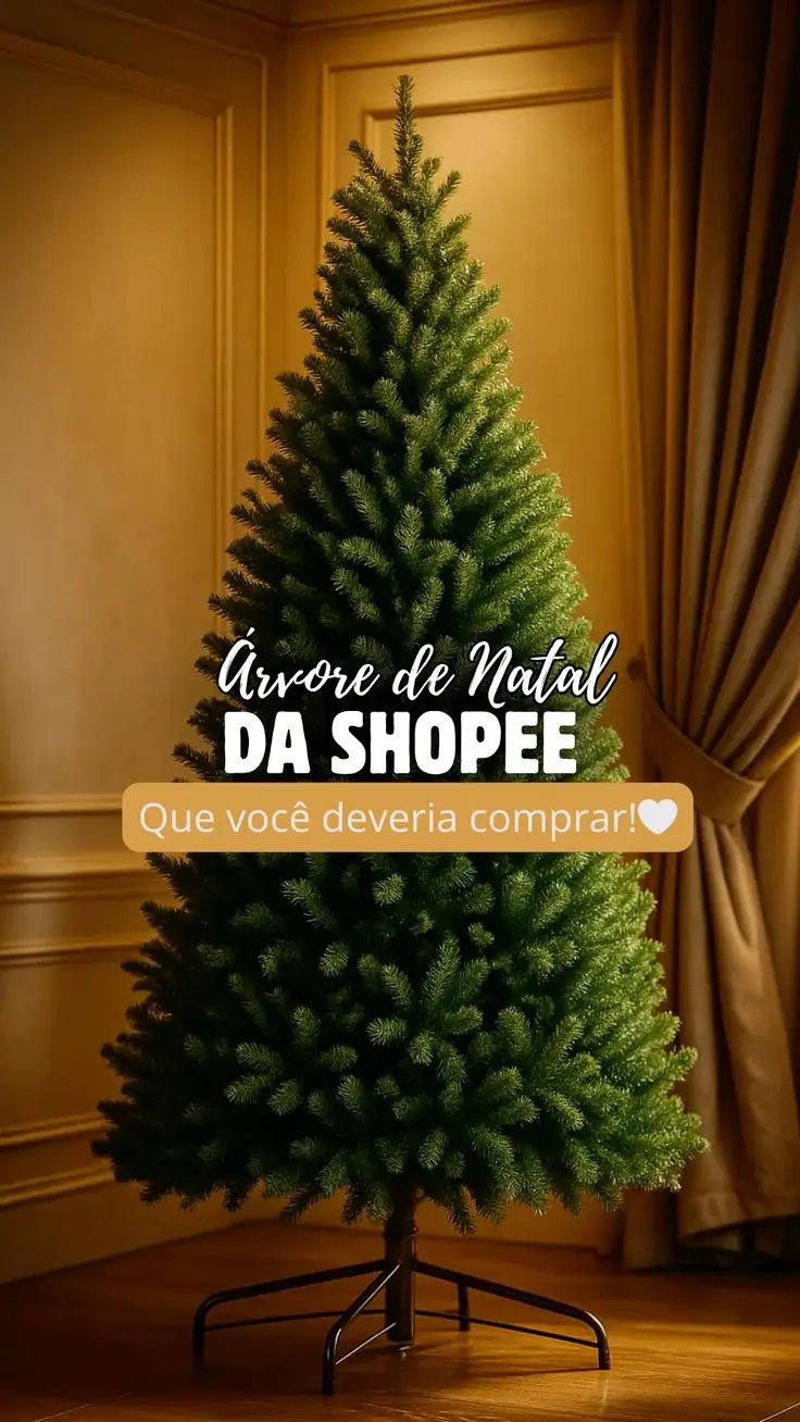 Árvore de natal grande pinheiro decoração natal por apenas R$36,99 #arvoredenatal #arvoreartificial #decoraçao 
