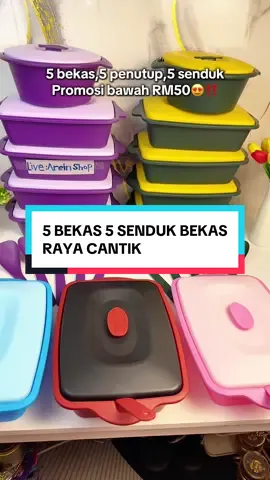 Perghhh dah restok cepat beli sekarang 🔥bawah rm50 je!!!! Kalau lambat warna mmg cepat habis😍 #bekasmakanan #bekasbertutup #bekashidanganmakanan #bekasraya #bekasmakananviral 