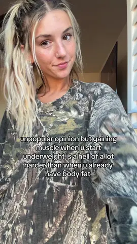 open to disagreements but starting w little body fat & not understanding properly eating has made my journey a hell of a lot harder 