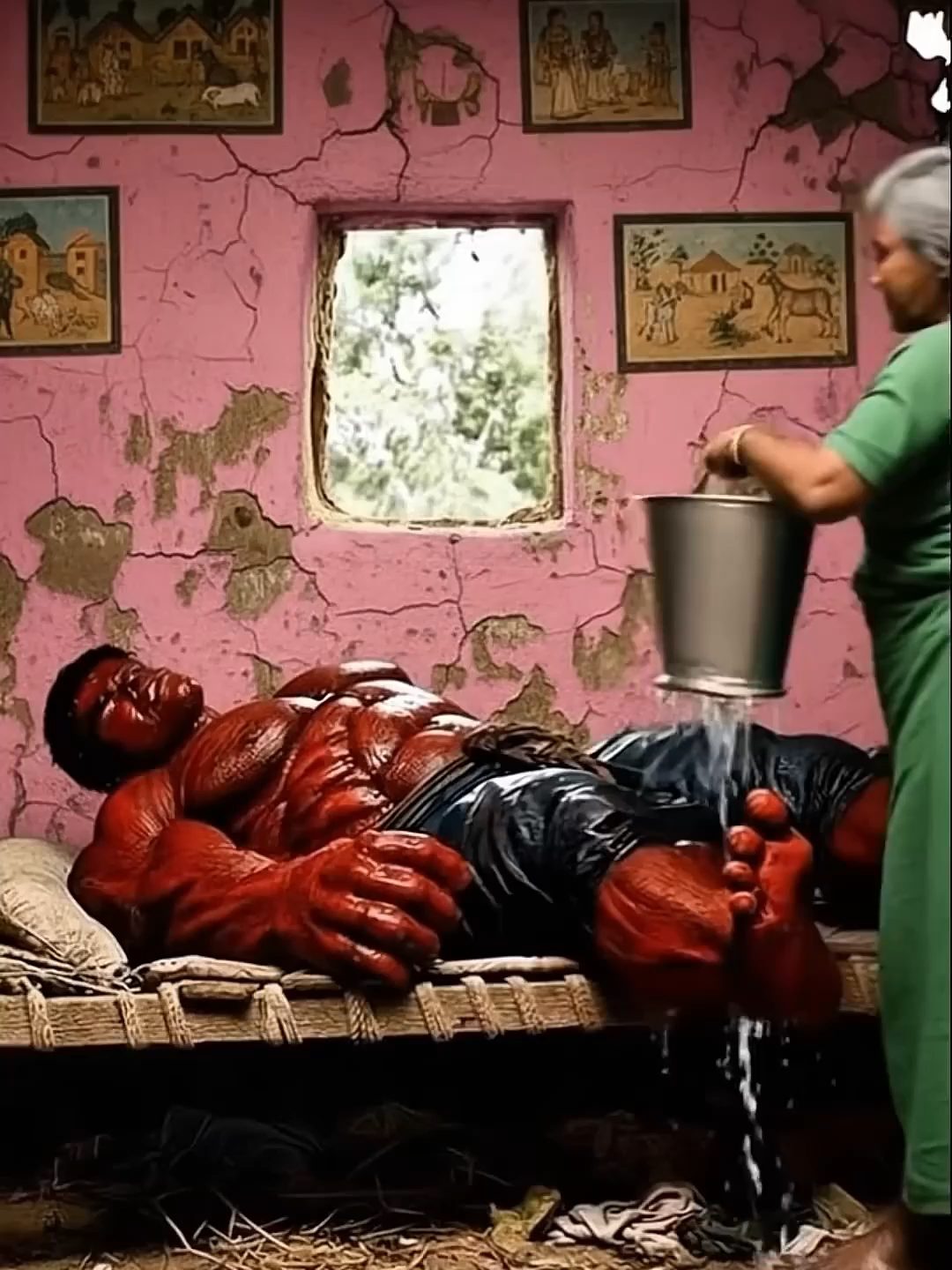 Hulk e a cabra #hulk #engraçado #historia #fyp