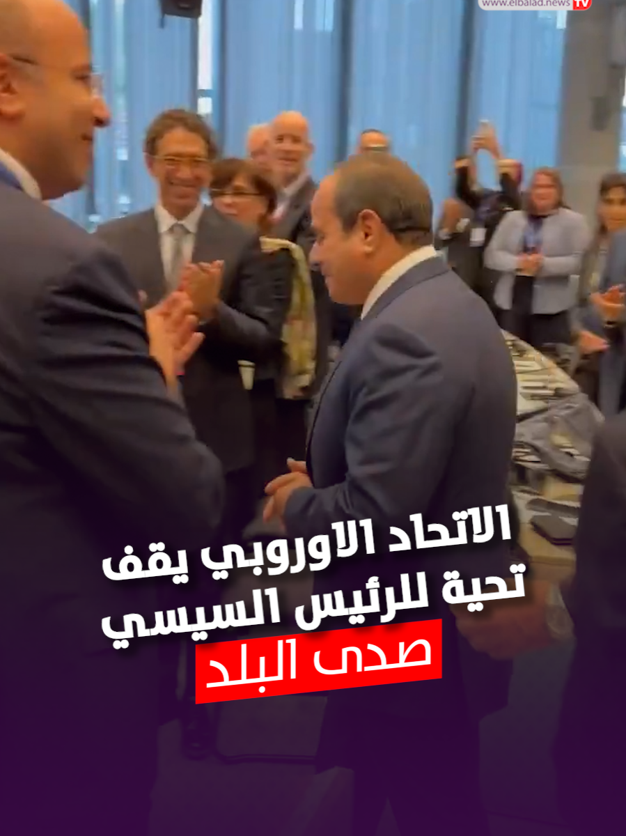 الاتحاد الاوروبي يقف تحية للرئيس السيسي