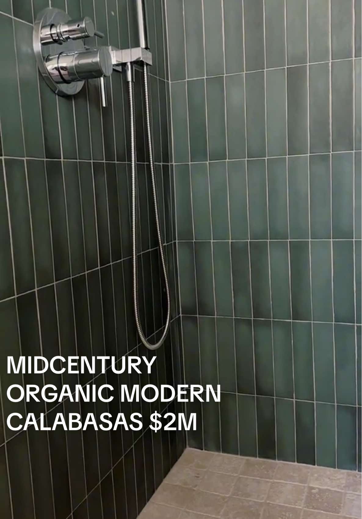 Midcentury architecture meet organic modern warmth — oak floors, travertine tiles, honed marble counters, and wood cabinetry. Calabasas | $2M  . #charlesdubois #midcenturymodernhome #calabasasrealestate #larealestate #interiordesign 