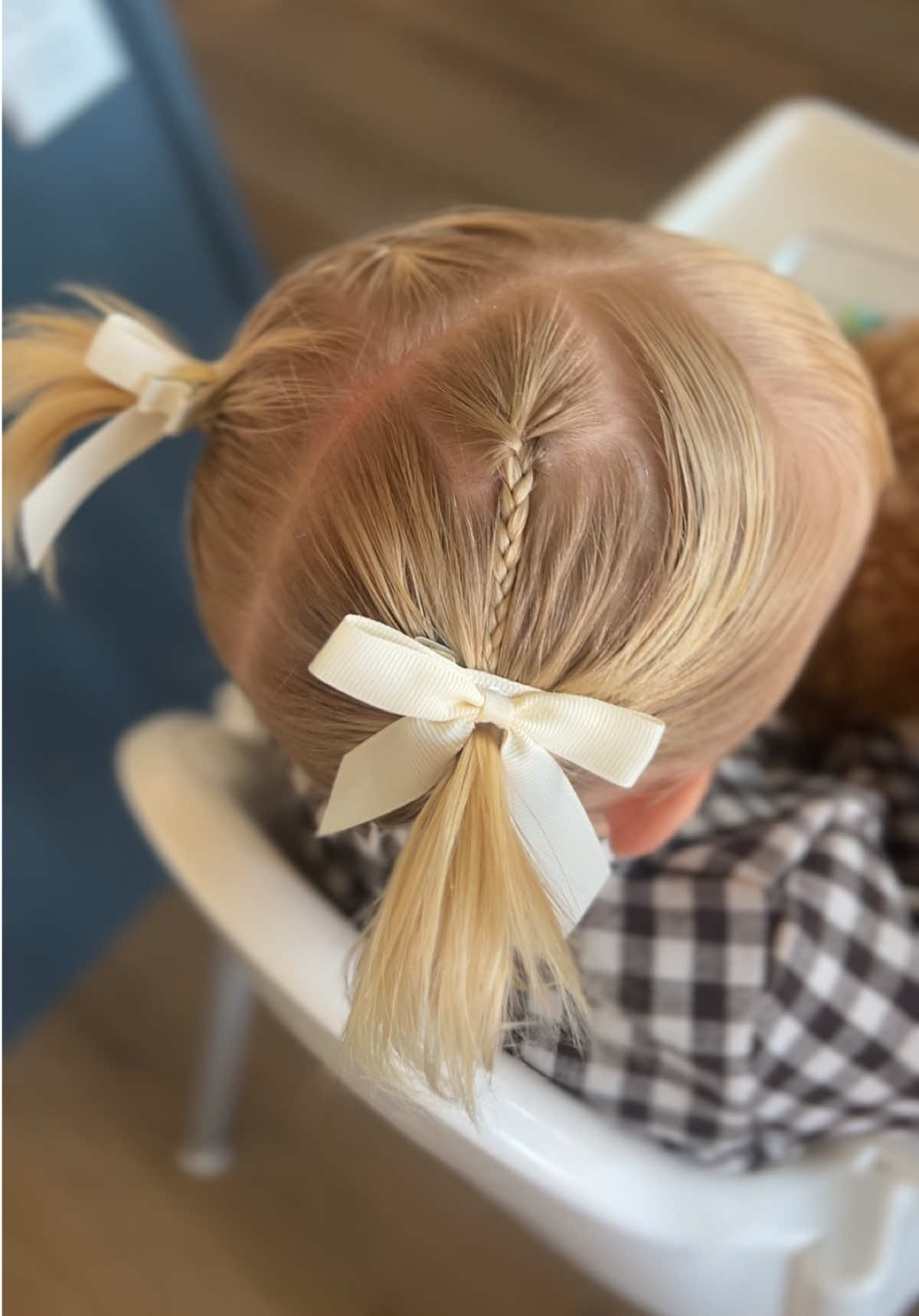 Honestly the classic ponytails might be my favorite on her and adding the braids just made them that much more adorable 🥹💕 #babygirlhairystyles #babygirlhairideas #babymullethairtstyle #girlmomsoftiktok 