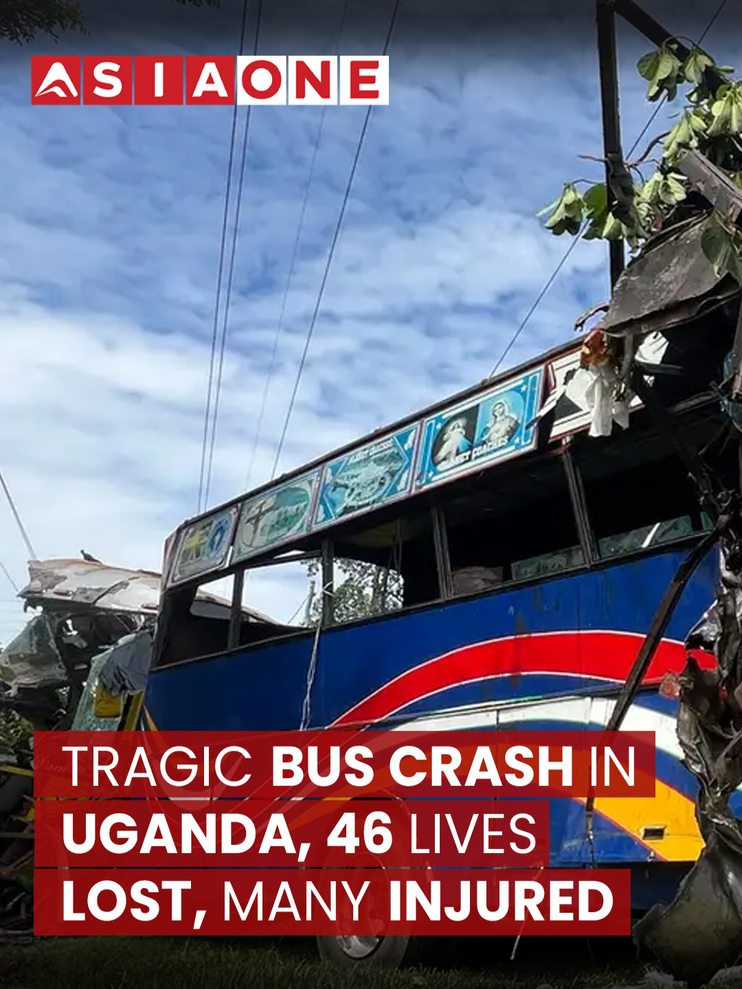 Tragic Bus Crash in Uganda, 46 Lives Lost, Many Injured | Asia One News #AsiaOne #EnglishNews #asiaone #tiktoknews #foryoupage  #viraltiktok #viralvideos #highlight #trendingvideo #breakingnews