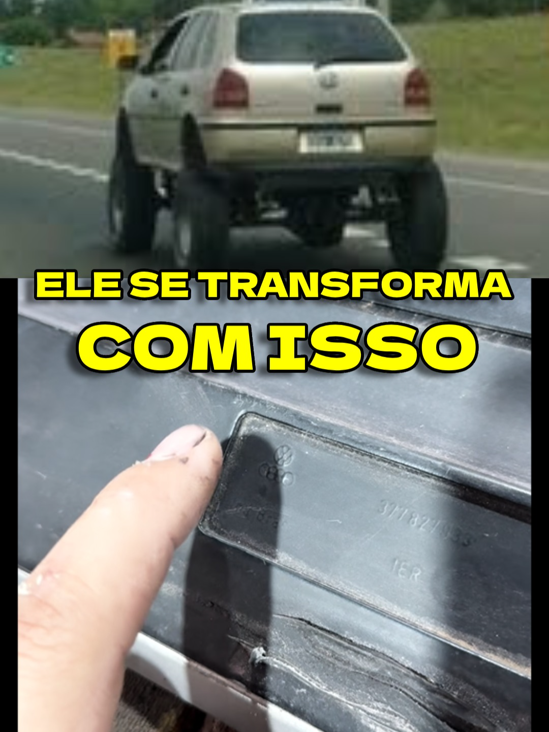 Era só um carro COMUM até por essa PEÇA... . . . #golgti #carrosabandonados #reformas #jcgarage