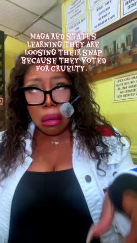 Maga voted for cruelty and go karma in return. #snap #snapbenefits #food