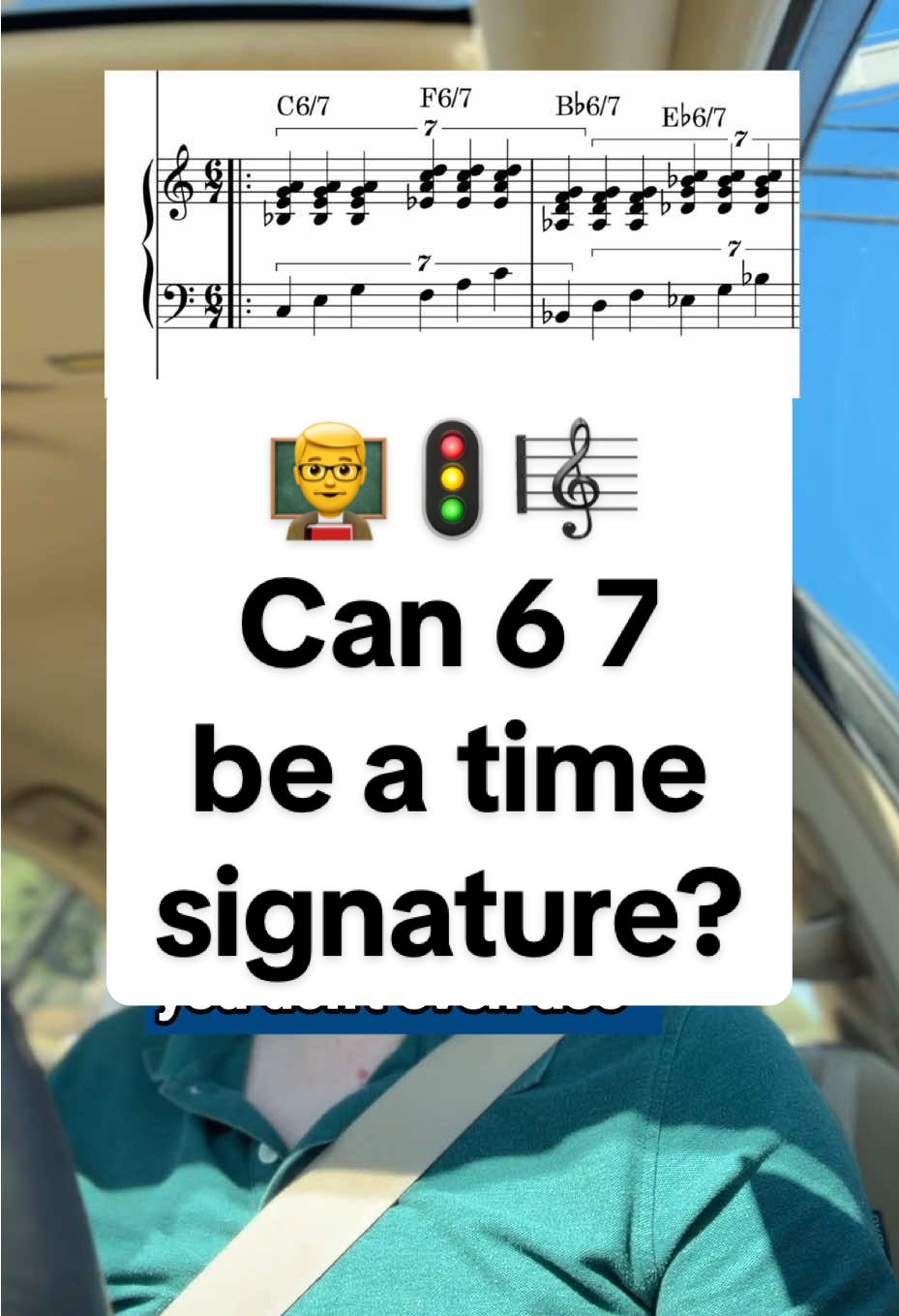 Can 6 7 be a time signature? #sixseven #TimeSignature #MusicTheory #musicteacher 