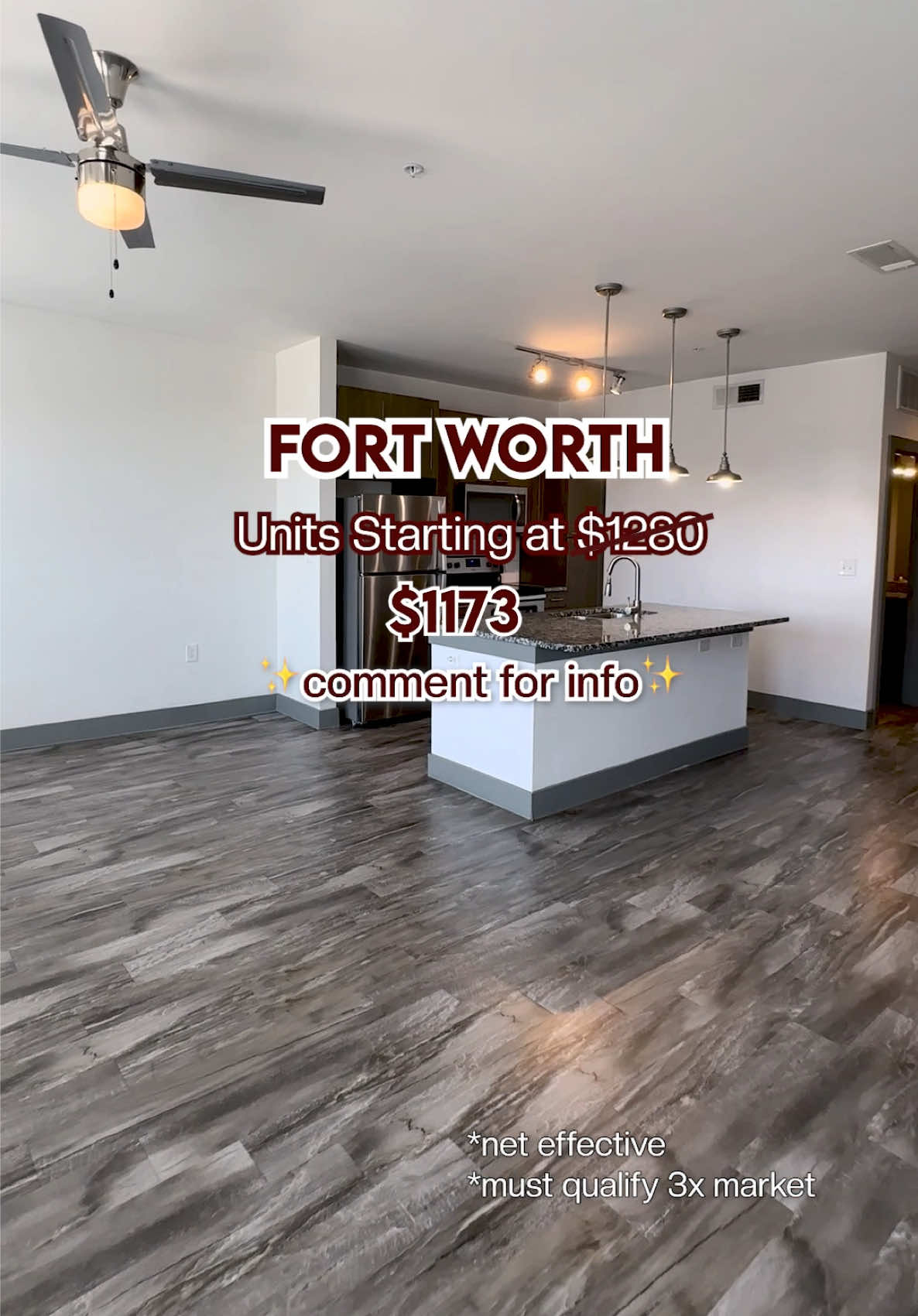Price Breakdown 👇 📷Studios starting at $1056 net effective → $1204 + 8 weeks free 1 bed starting at $1173 net effective → $1280 + 8 weeks free Looking for a 2 bed? Comment “MOVE” for more info! Our help is FREE 🤑 DM us for your personalized search 🥰 *Effective price after specials advertised. Income qualification must be 3x the monthly market rate before special. Studio floorplan featured. #apartmentlocator #apartmenthunting #dfwapartments 