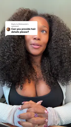 Replying to @BGAmanda very very cutesy #curlyhair #halfwig #bighair 