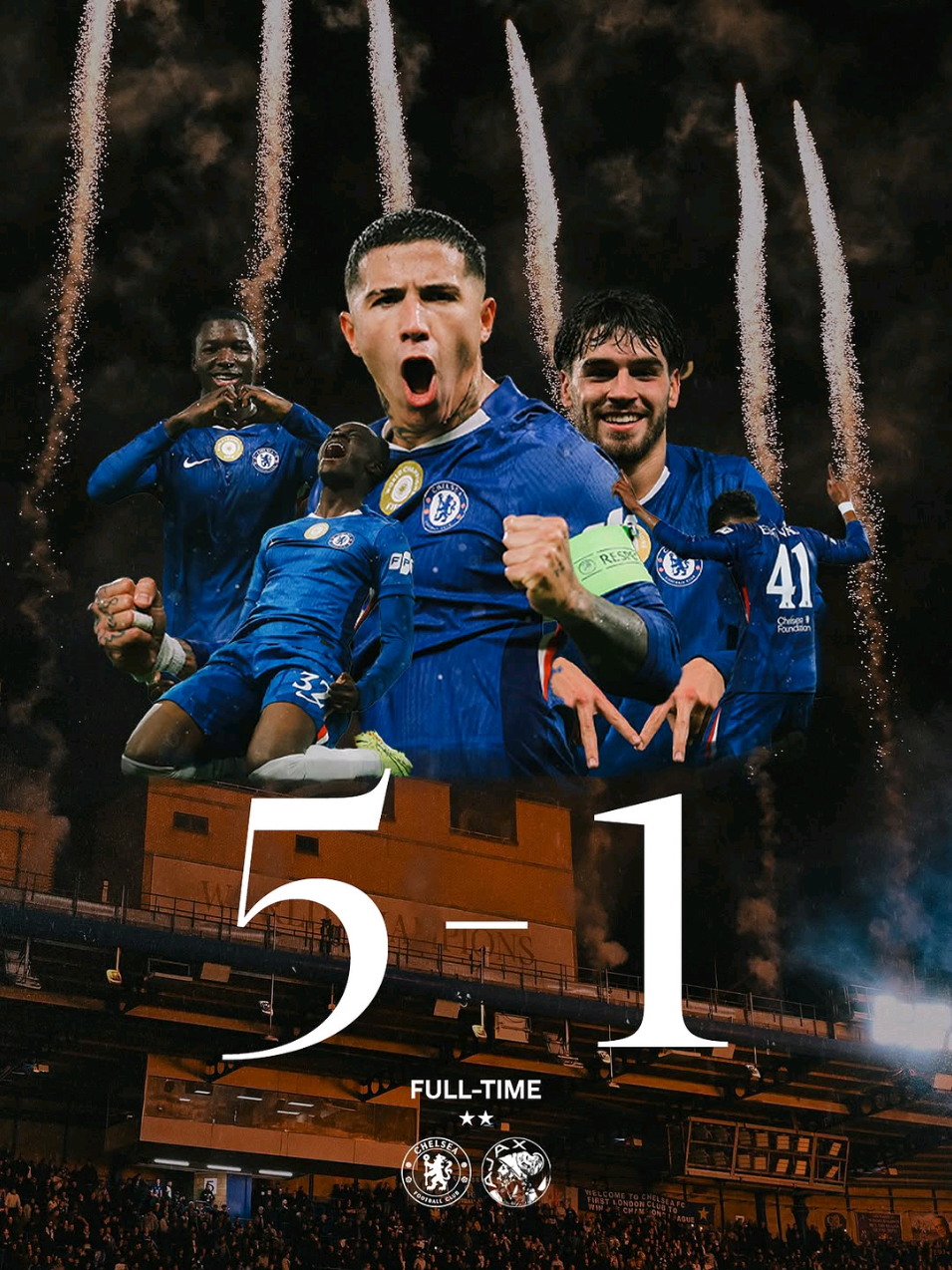 Oktober full senyum btw tumben yang kartu merah lawannya🤣#chelsea #ucl #ktbffh #ajax 