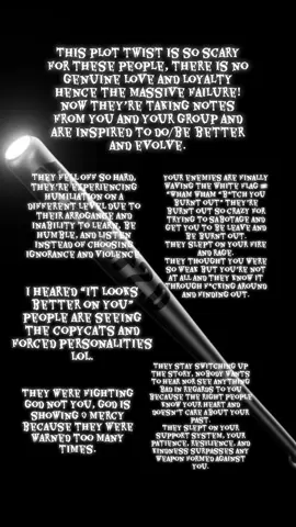 You always come out on top, you know how to take an l and get back up or move on because that’s what true champions do. They can be winners of the battles but you’re a champion in war so you’ll always prevail!
