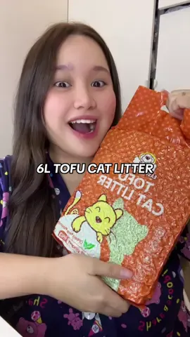 6 Liters na itong Tofu Cat Litter na to! Easy absorption & clamping 