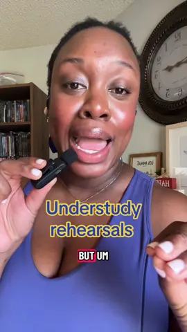 Life of an understudy is wild and we are constantly rehearsing but I have never had rehearsals like this! #actorlife #theatre #understudy #actress 