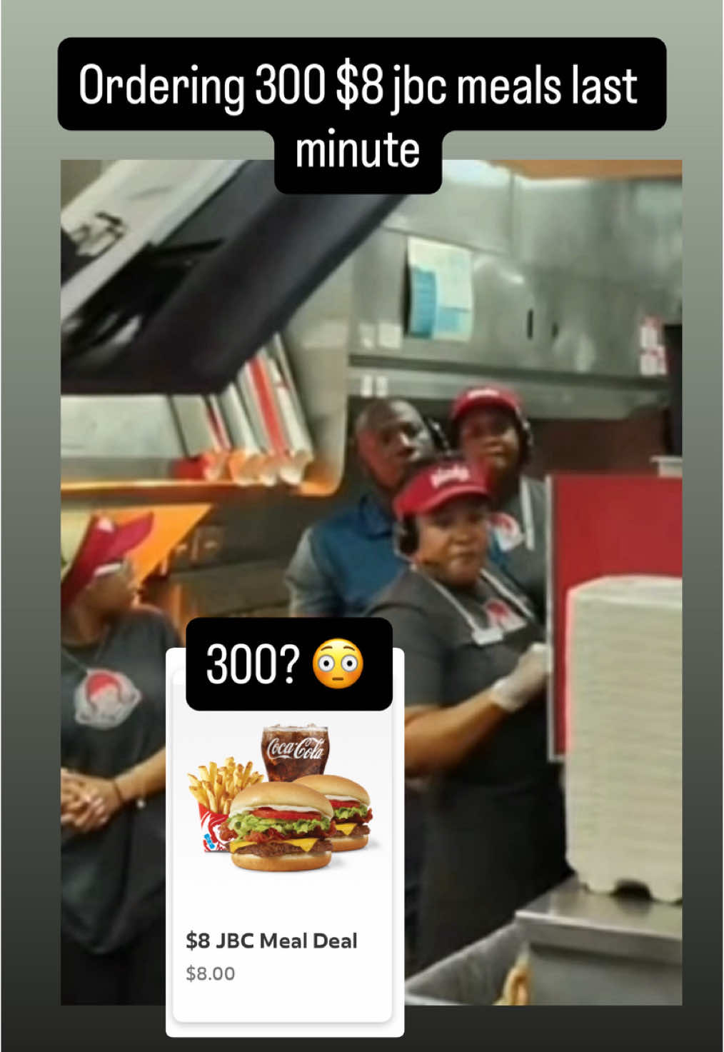 #pov #fyp #wendys #bulkorder #lastminute 