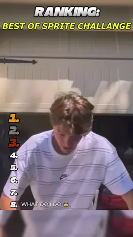 Best of sprite challenge 🥤😂 #ranking #funny #top 