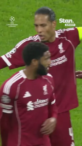 Liverpool snap their four-game losing streak by scoring ✋ in Frankfurt 🔴 That’s how you get back on track 💪 ↳ UEFA Champions League. Live & Exclusive on Stan Sport. #StanSportAU #UCL