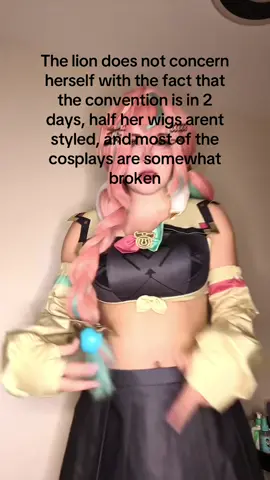 The lion will do everything the night before the con and be sleep deprived the entire weekend #thelion #cosplayproblems #cosplay #convention #concrunch 