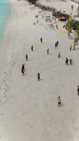 Masai beach soccer #zanzibar #masai #zanzibarexperience #beach #dronezanzibar 
