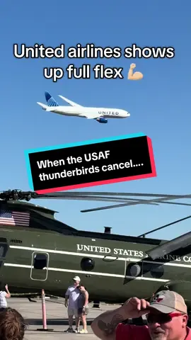 Bit of air-show drama in Houston this year: due to the government shutdown, the iconic US Air Force Thunderbirds were grounded — no jets, no demo teams, no “blew-your-mind” maneuvers.   But instead of a let-down… the sky lit up anyway. Enter United Airlines — they grabbed the main-event slot and launched a full-on choreographed demo with one of their jumbo jets. The crowd went wild. ✈️✨   From cancelled military acts to commercial steel cracking the sky — this year proved one thing: when the jets are grounded, the show still flies. #u#unitedairlinesf#flyuniteda#airshowa#airplaneh#houston