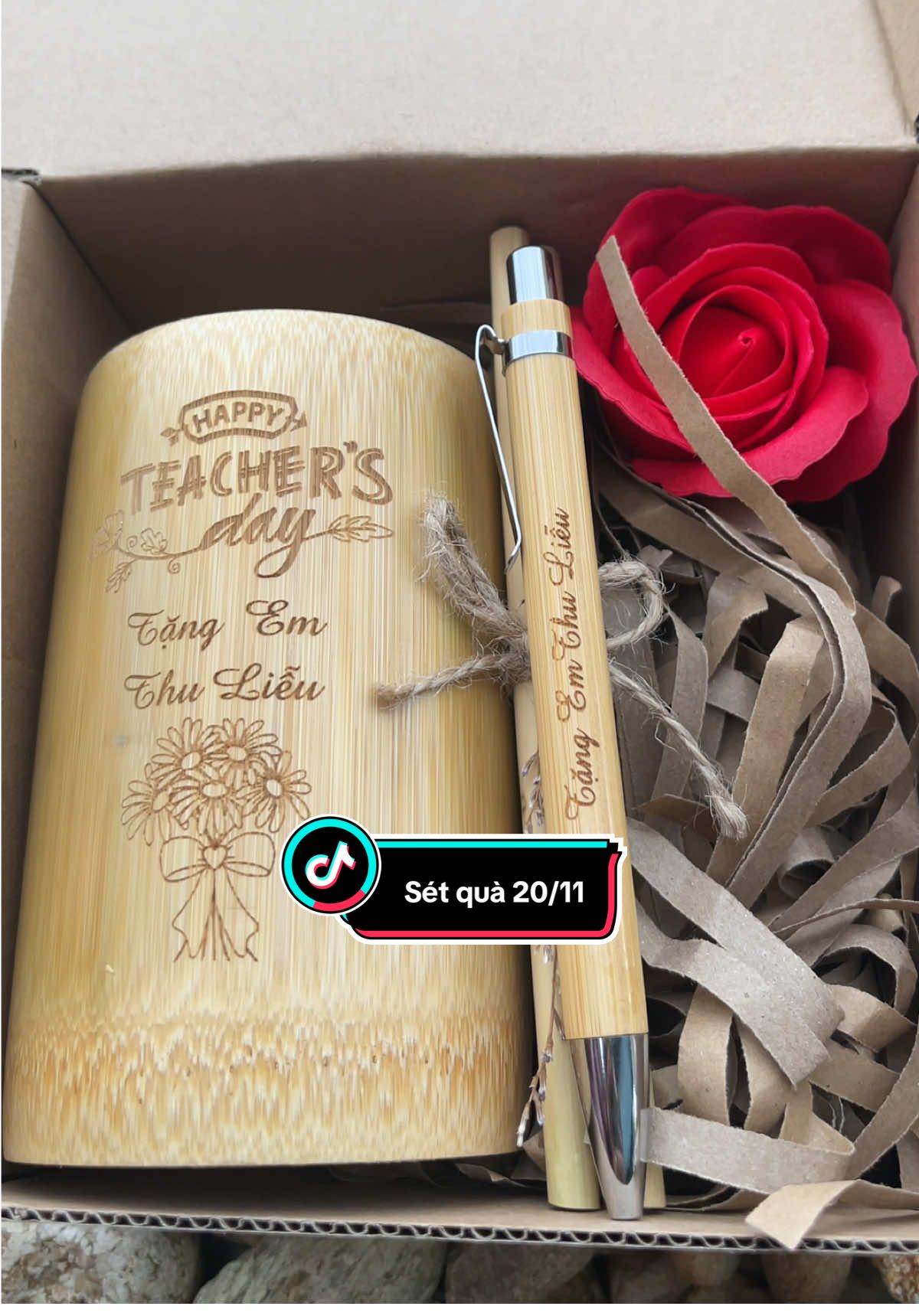 Sét quà ý nghĩa 20/11#cothuthu #coctre #quatang #khactentheoyeucau #nhagiaovietnam 