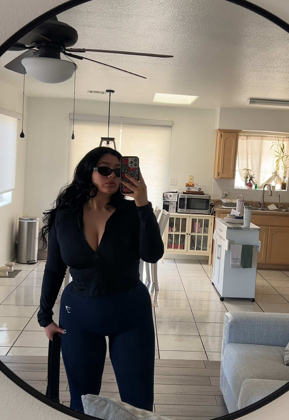 Hair is getting so longggggg! #fallhair #OOTD #gymmotivation #fyp #fashiontok #allisonlnunez #outfitinspo 