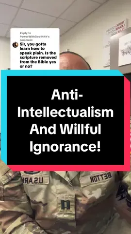 Replying to @PowerWithGod144k responding to evidence with anti-intellectualism and willful ignorance is unproductive.  