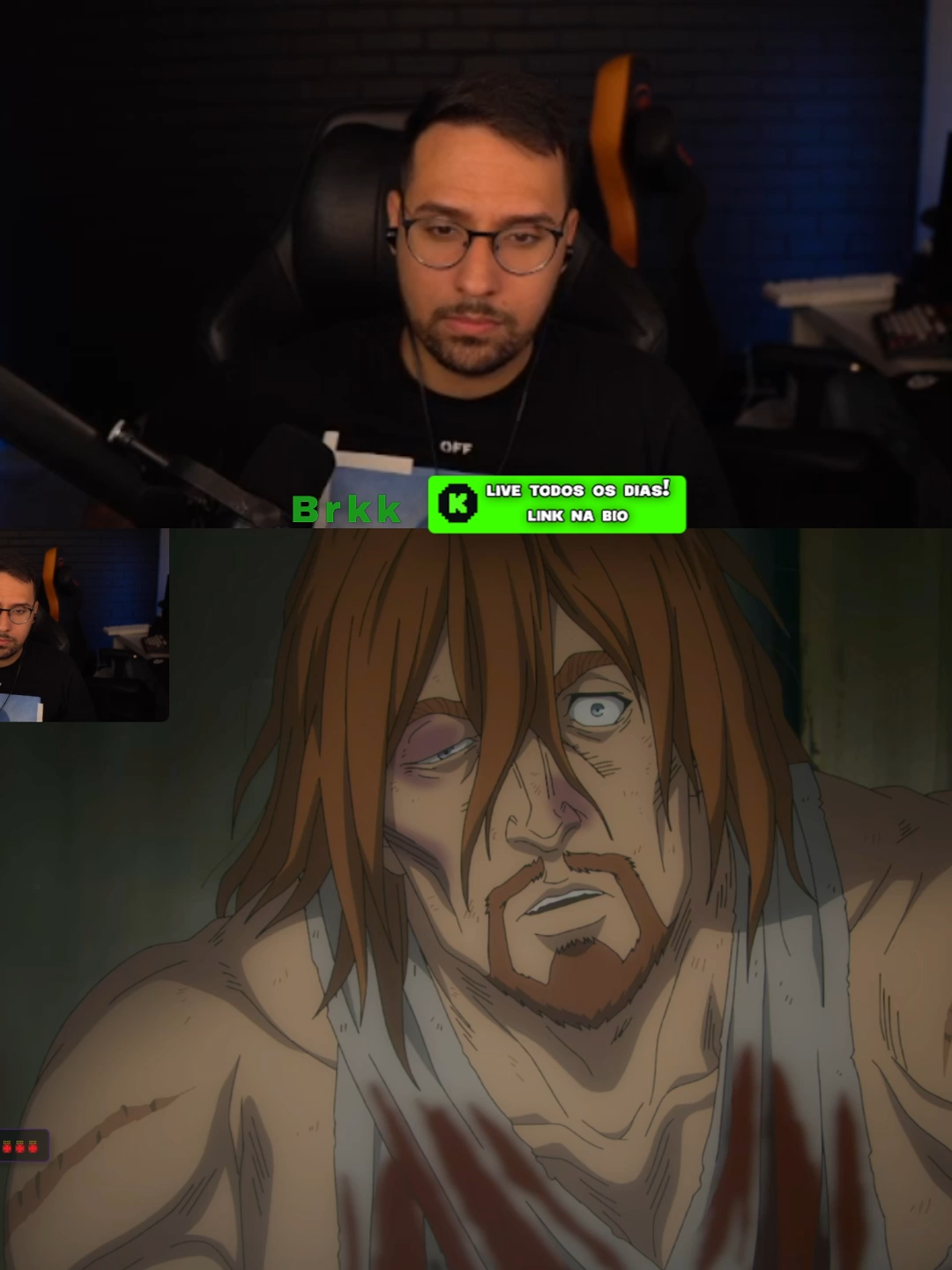 brkk reagindo a vinland saga#brkk #anime #vinlandsaga #thorfinn