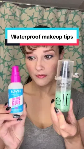 Replying to @Karma😈 waterproof makeup recommendations from a professional Mermaid who swims underwater in a pirate lagoon with a full face of makeup. #makeup #recommendations  #settingspray #beautyhacks #mermaid 