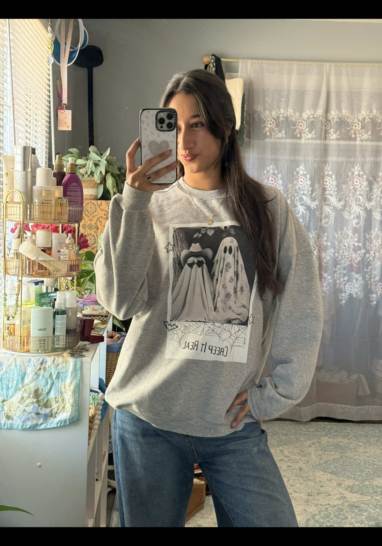 halloween outfittt of the day :)) #halloweenoutfit #halloweenoutfit #halloweensweater #fallootdinspo 