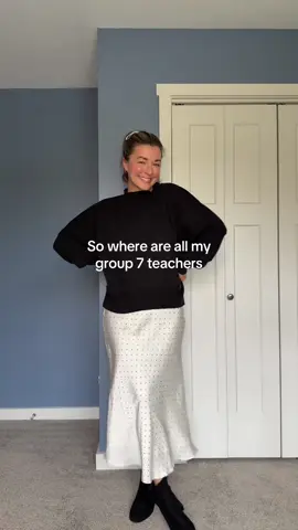 Of course teachers are group 7🩵 #group7 #teachersoftiktok #teacher #teacherlife #teacherootd 