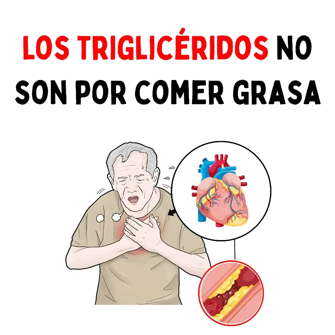 Los #trigliceridos son son por comer #grasa  #triglicéridos #infarto #colesterol 