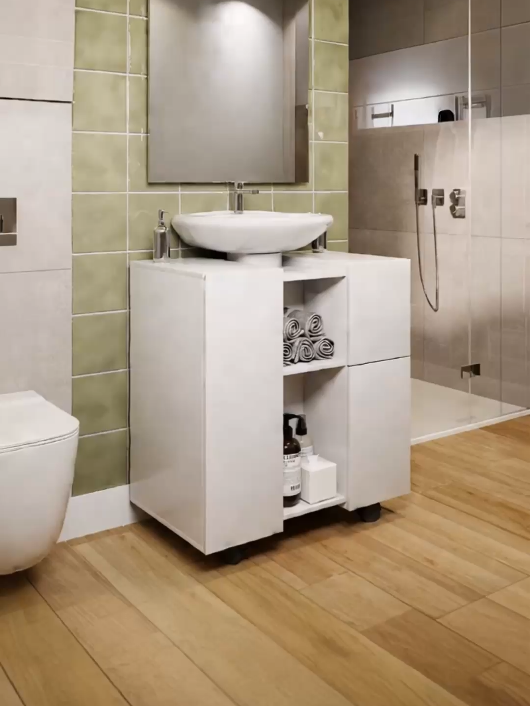 Gabinete Armário de Banheiro para Pia de Coluna Macau com Rodízios – Loja DoceLar Transforme o visual do seu banheiro com o Gabinete Macau, uma solução prática, elegante e cheia de estilo para quem busca organização, mobilidade e design funcional.  Desenvolvido pela Loja DoceLar, este armário foi criado especialmente para acompanhar pias de coluna, oferecendo um encaixe perfeito e uma estética impecável. Seu design compacto permite aproveitar ao máximo os espaços menores, armazenando toalhas, produtos de higiene e itens pessoais de forma discreta e funcional. Os rodízios na base garantem total mobilidade — você pode mover o gabinete facilmente para limpar o chão ou reorganizar o ambiente sem esforço. Pagamento em até 12X SEM JUROS!! E ainda tem SUPER desconto adicional no Pix.🤩😍 ⠀⠀⠀⠀⠀⠀⠀⠀⠀ Loja DoceLar, Qualidade e Comprometimento 💻 https://bit.ly/468bBFq  #lojadocelar #docelar #lardocelar #moveis #movel #movelnovo #moveisnovos #móveisparacasa #mobiliar #mobília #decoração #decor #decorar #decoracao #casadecorada #casadecor #ambientedecorado #decoraçãoambiente #decoracaoambiente #decoraçãodeambiente #decoracaodeambiente #designdeinterior #decoraçãodacasa #decoraçãodeinterior #design #designdeambientes #docelar #casanova #apartamentodecorado #meuprimeiroape #apepequeno #vidanova #tudonovodenovo #lar #meular #minhacasa #casafeliz #aconchego #bemestar #estilo #tendencia #inspiracao #projeto #armarios #gabinetes #pias #torneiras #cubas #nichos #misturadores #válvulas #berços #camasdecasal #camadesolteiro #camaqueen #camaking #mesadejantar #racksala #organizadores #cabeceiras #colchões #cômodas #mesas #mesadecentro #mesadecabeceira #penteadeiras #roupeiros #sapateiras #sofacama #cubapia #cadeiras #cristaleira #estantes #poltronas #aparadorbuffet #rackbancada #painelsuspenso #comoda #guardaroupa #beliche #conjuntodemesa #estantelivreiro #conjuntomesa #conjuntocadeira #paineldetv #paineltv #escrivaninha #mesaparacomputador #mesadecomputador #mesacomputador #cuba #pia #aparador #aparadorebar #barzinho #cabeceiracama #cama #camacasal #rack #racktv #buffet #armariocozinha #sofacama #penteadeira #camarim #gabinete #gabineteecuba #gabinetebanheiro #cantinhocafe #bicama #mesacabeceira #sala #salatv #banheiro #lavabo #cozinha #quarto #quartodecasal #quartodesolteiro #saladeestar #saladejantar #cozinhaplanejada #banheirodecorado #areagourmet #escritorioemcasa #homeoffice #reformar #renovação #renovarambiente #arquiteturadeinteriores #instadecor #homedecor #interiordesign #homedesign #arquitetura #projetodeinteriores #dicasdedecoração #ambientesplanejados #marcenaria #moveisplanejados #planejados #sobmedida #obra #construcao #acabamentos #organizacao #casaorganizada