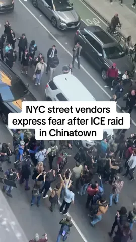 Vendors on Canal Street in lower Manhattan returned to work a day after an Immigration and Customs Enforcement operation in the neighborhood sparked fears in the community. #ICE #newyork #immigration #migrantworkers #chinatown