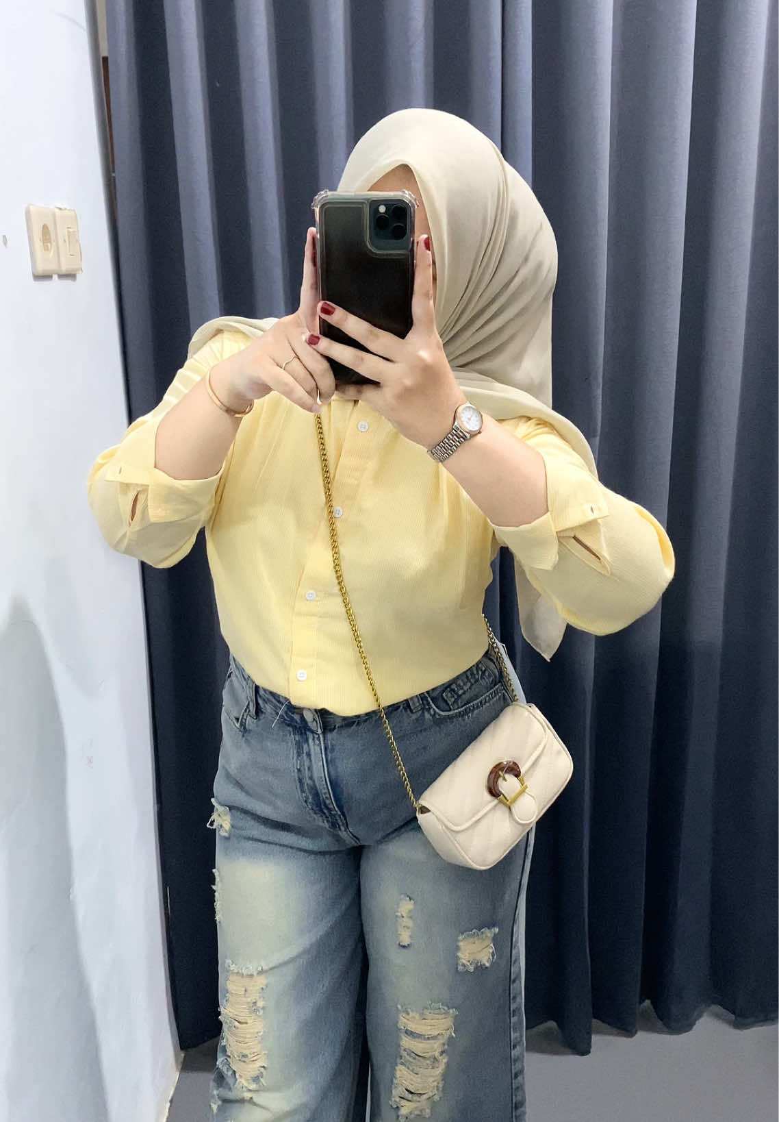Bb 70kg/Tb 160cm #loosejeans #highwaistjeans #celanawanita 