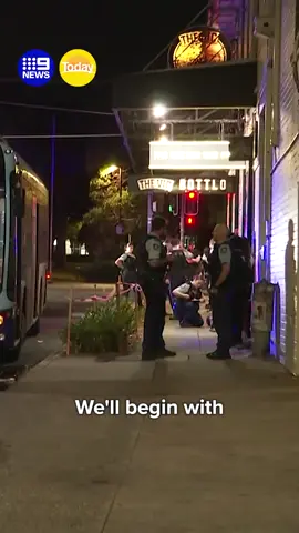 A man is in a serious condition in hospital after being stabbed in a random attack on a bus in Sydney's Inner West. #9News