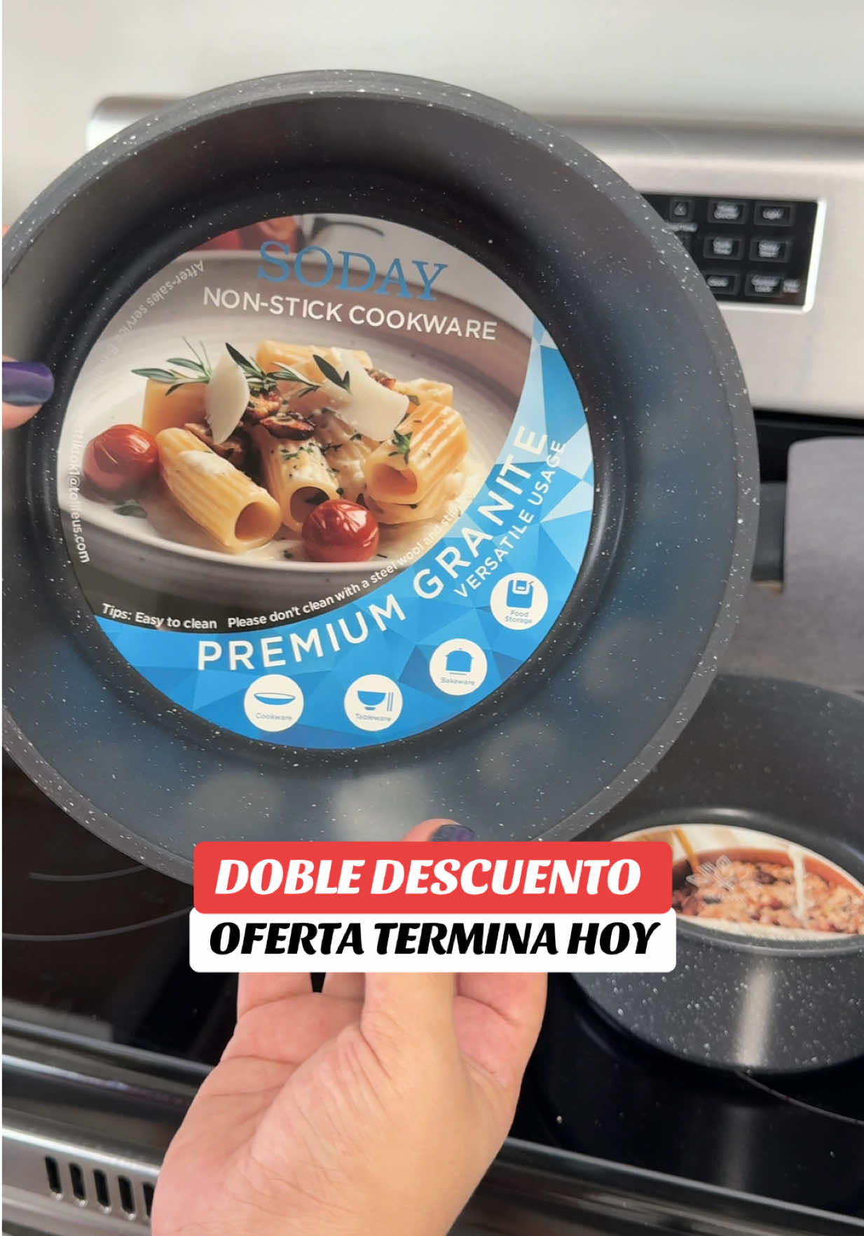 SODAY 15pcs Pots and Pans Set Non Stick, Cookware Sets with Detachable Handle, Nonstick RV Kitchen Cooking Set Removable Handles, Oven Safe, Stackable, Frying, dealsforyoudays #blackfriday #tiktokshopblackfriday #tiktokshopcybermonday #ollaskitchen 