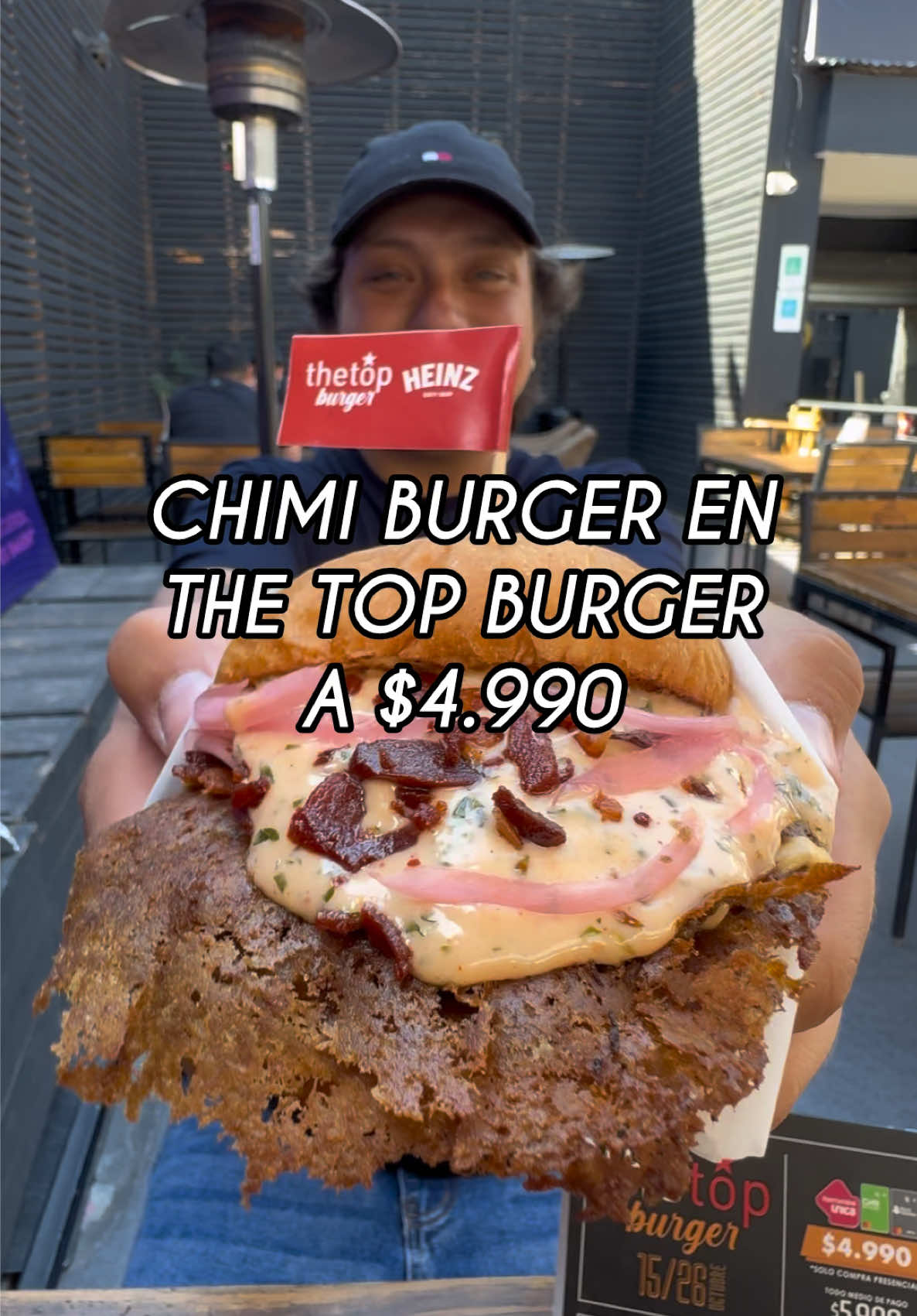 #hamburguesa #burger #chimichurri #thetop #santiago 