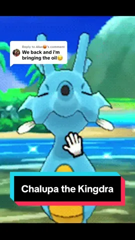 Replying to @𝘼𝙡𝙡𝙖𝙣😡 Chalupa the Kingdra!! Stream updates on Discord!