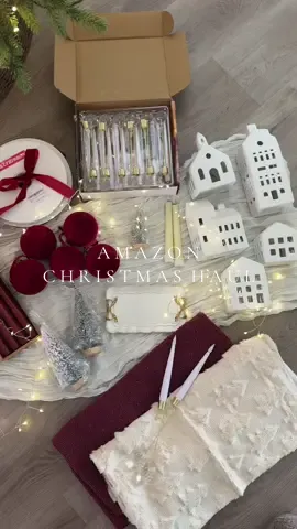 slowly decorating our house for Christmas 🎄♥️✨all on my amzn sf! #amazonhome #asmrunboxing #christmasdecor #amazonchristmasfinds  #creatorsearchinsights 