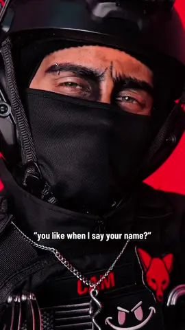 You know I do. Say it😏 #maskedcosplayer #callofdutycosplay #booktokgirlies #eyecontact #flirting 