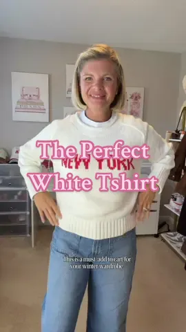 The hardest part of layering is finding the best white tshirt. I did it for you and it’s $8! #howtolayersweaters #bestwhitetshirt #capsulewardrobetips  @Walmart