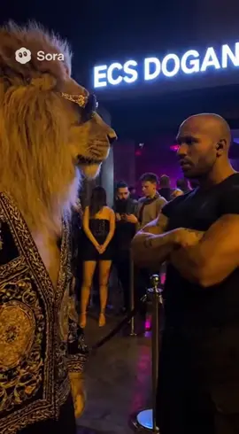 Pov : non permettersi mai di non fare entrare in discoteca il leone siciliano #videodivertenti #leone #sicilia #catania #palermo 