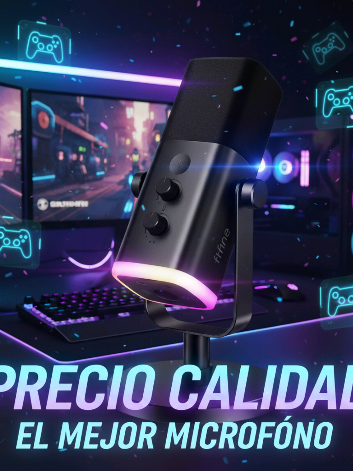 FIFINE AM8 UN MICROFONO QUE SUPERO MIS ESPECTATIVAS  #fifine #fifinemicrophone #fifineam8 @zoe_fifine #tecnologia #GamingOnTikTok