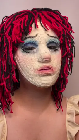 anyways.. another look at my yarn makeup😝 #fyp #yarnmakeup 